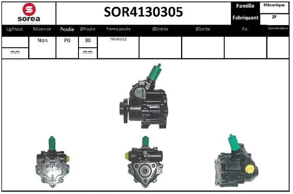 Hydraulic Pump, steering (SOR4130305)