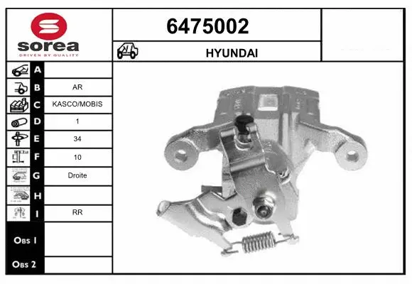 Brake Caliper (6475002)