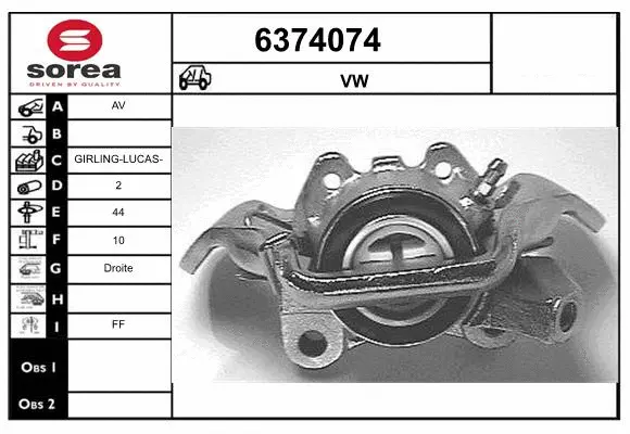Brake Caliper (6374074)