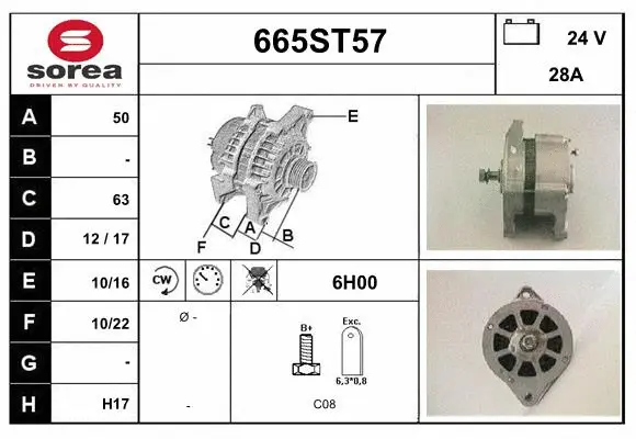 Alternator (665ST57)