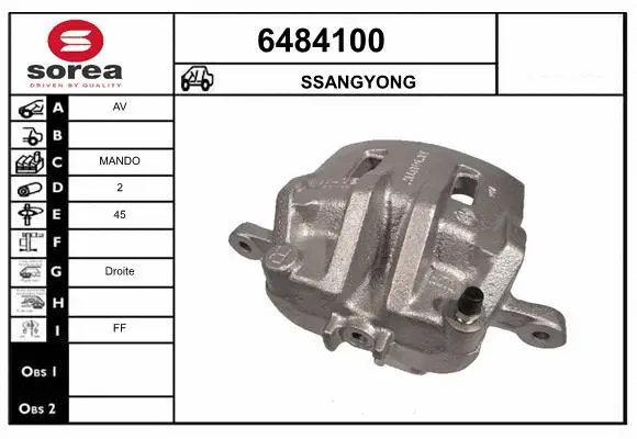 Brake Caliper (6484100)