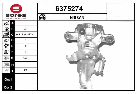 Brake Caliper (6375274)