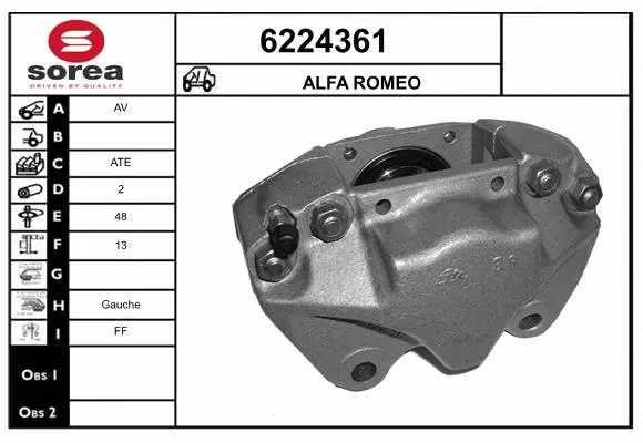 Brake Caliper (6224361)