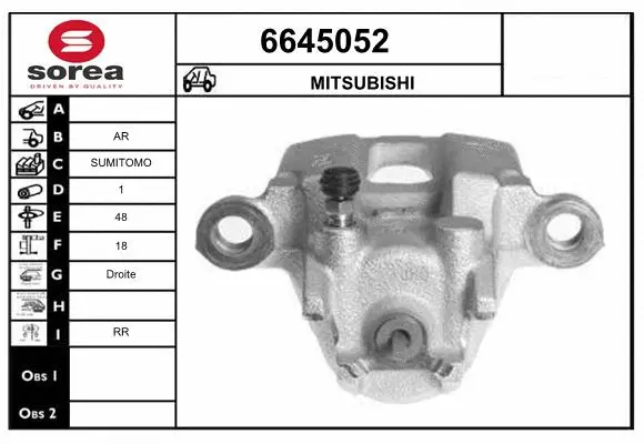 Brake Caliper (6645052)