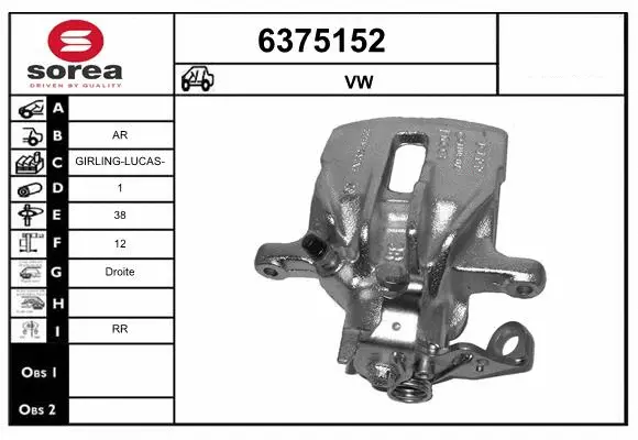 Brake Caliper (6375152)
