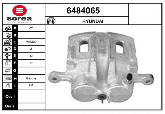 Brake Caliper (6484065)