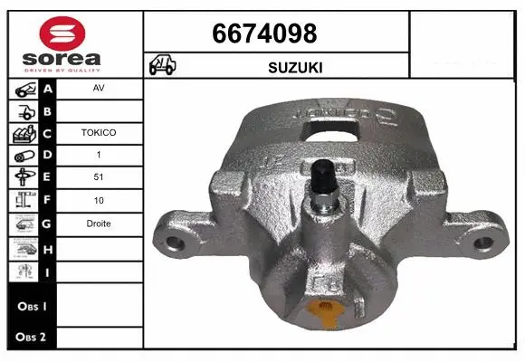 Brake Caliper (6674098)