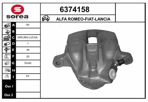Brake Caliper (6374158)