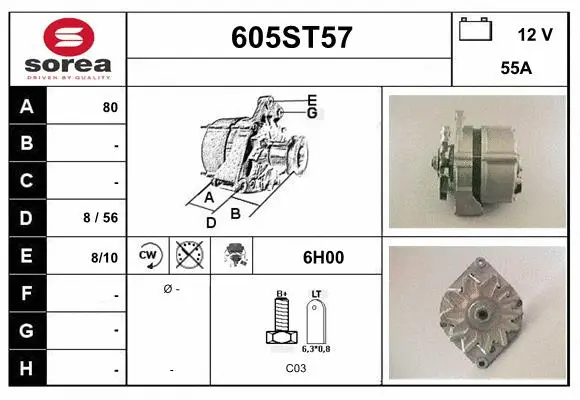 Alternator (605ST57)