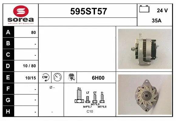 Alternator (595ST57)