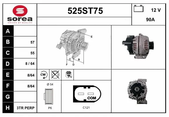 Alternator (525ST75)