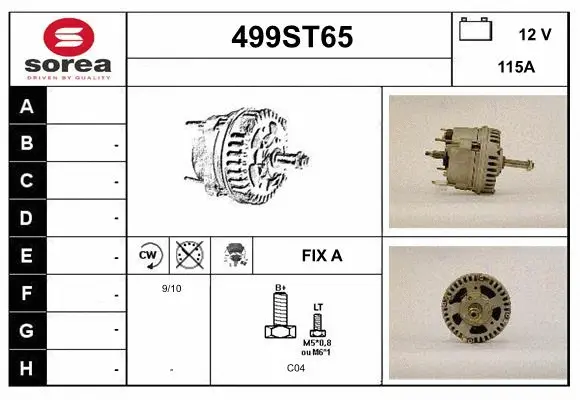 Alternator (499ST65)