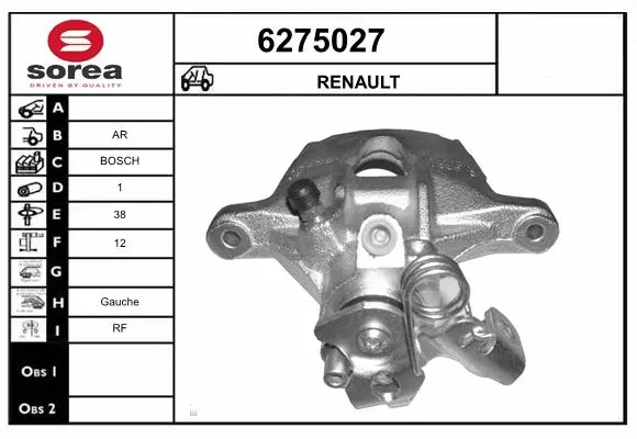 Brake Caliper (6275027)