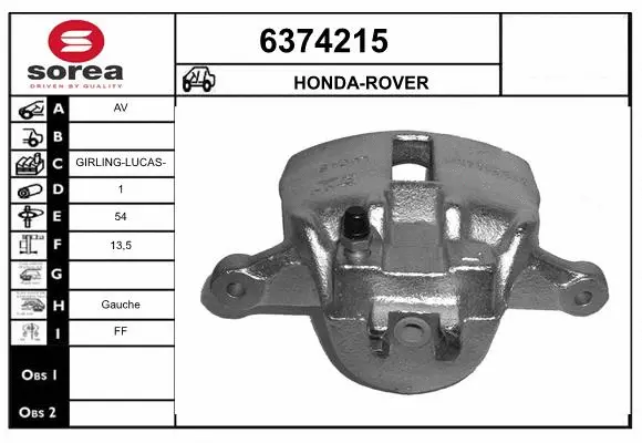 Brake Caliper (6374215)