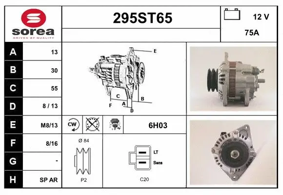 Alternator (295ST65)