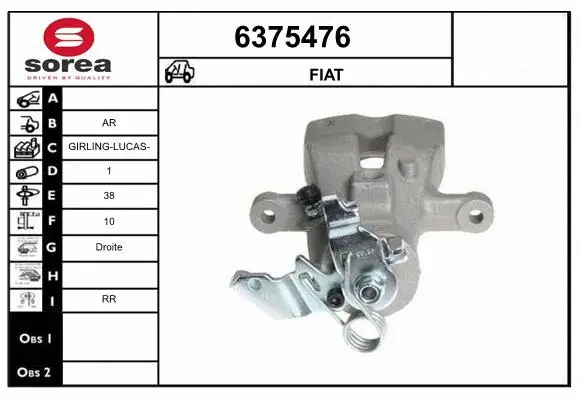 Brake Caliper (6375476)