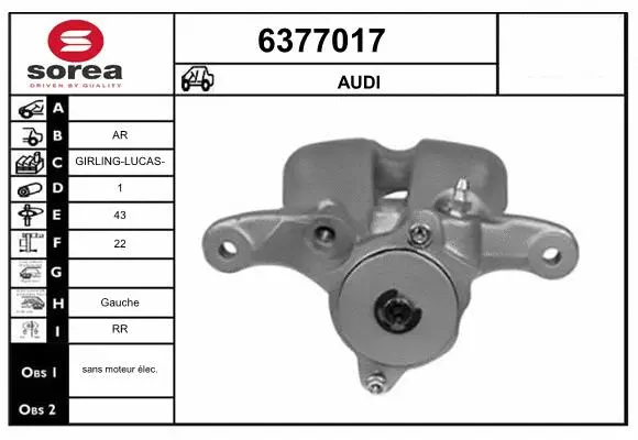 Brake Caliper (6377017)