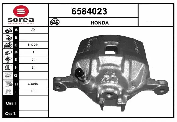 Brake Caliper (6584023)