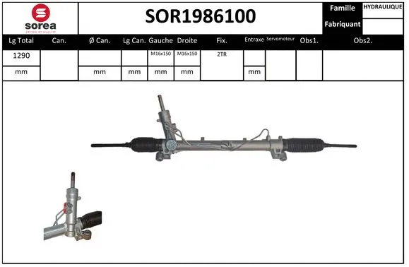 Steering Gear (SOR1986100)