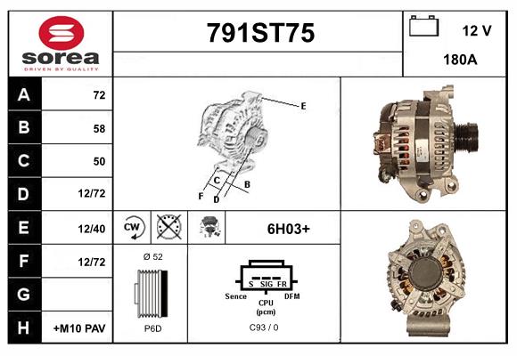 Alternator (791ST75)