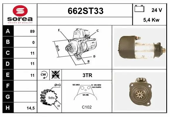 Starter (662ST33)