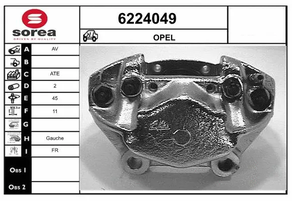 Brake Caliper (6224049)