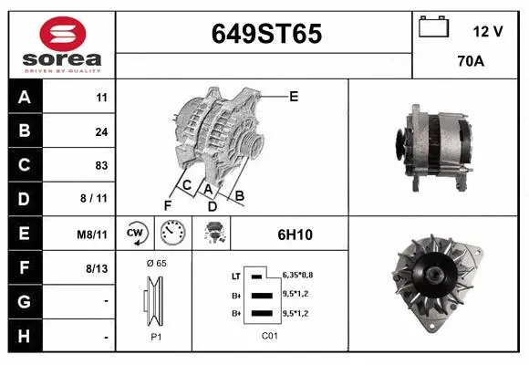 Alternator (649ST65)
