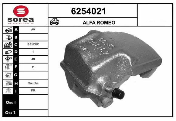 Brake Caliper (6254021)