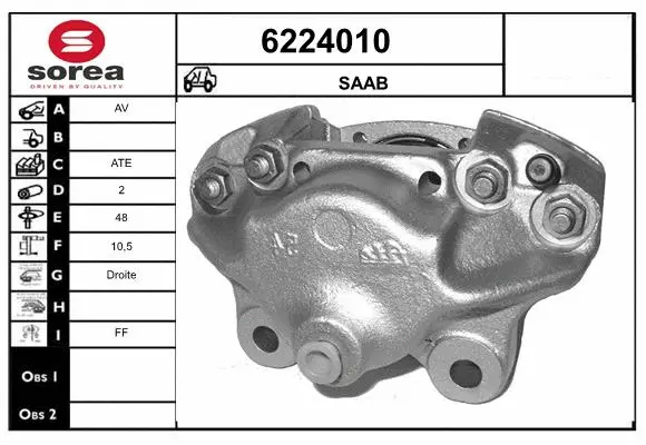 Brake Caliper (6224010)