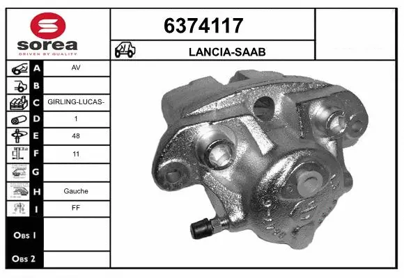 Brake Caliper (6374117)
