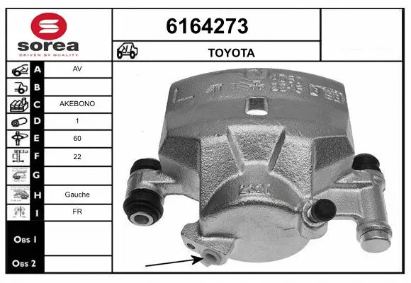 Brake Caliper (6164273)