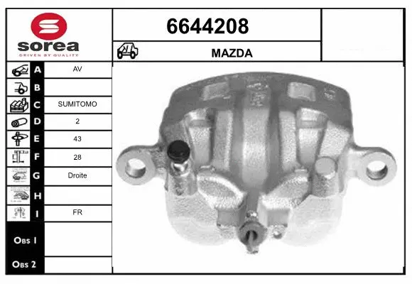 Brake Caliper (6644208)