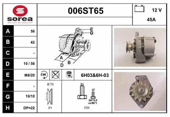 Alternator (006ST65)
