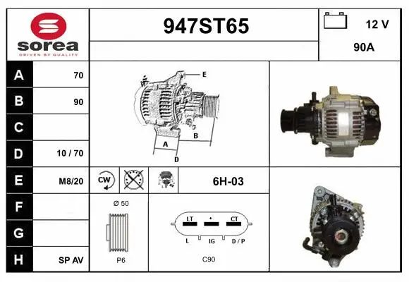 Alternator (947ST65)