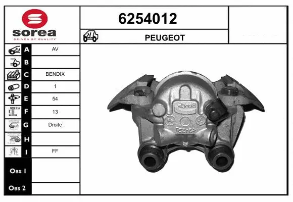 Brake Caliper (6254012)