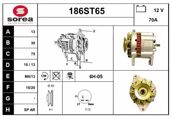 Alternator (186ST65)