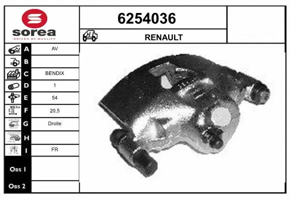 Brake Caliper (6254036)