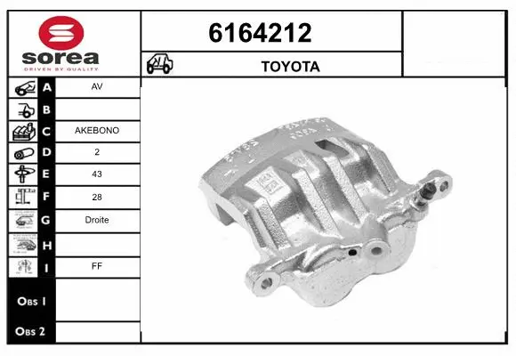 Brake Caliper (6164212)