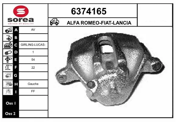Brake Caliper (6374165)