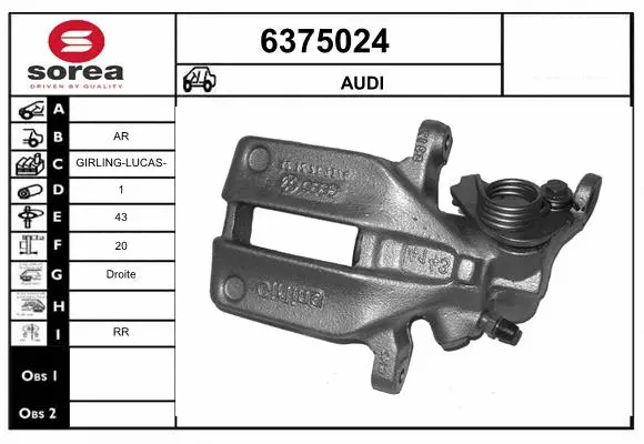 Brake Caliper (6375024)
