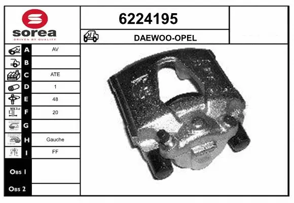 Brake Caliper (6224195)