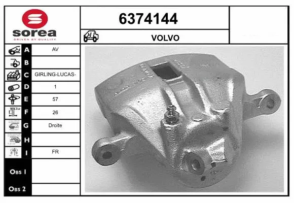 Brake Caliper (6374144)