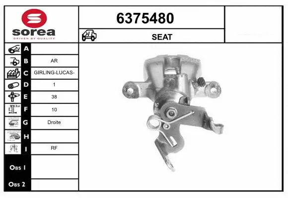 Brake Caliper (6375480)