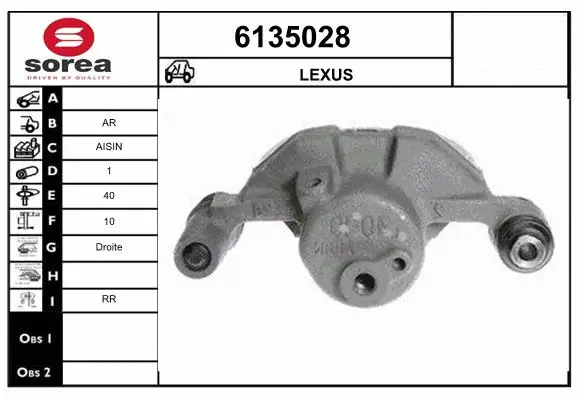 Brake Caliper (6135028)