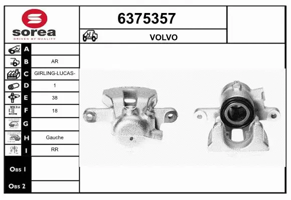 Brake Caliper (6375357)