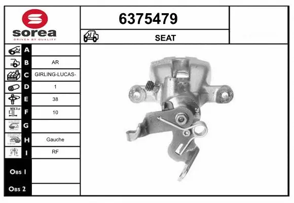 Brake Caliper (6375479)