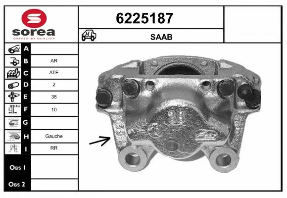 Brake Caliper (6225187)
