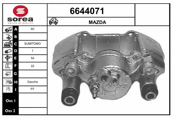 Brake Caliper (6644071)