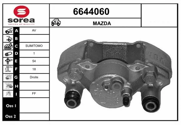 Brake Caliper (6644060)