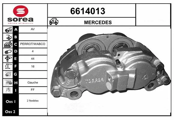 Brake Caliper (6614013)